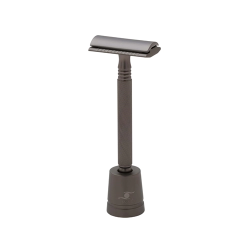 Double Edge Safety SS-01 with Stand Graphite Black